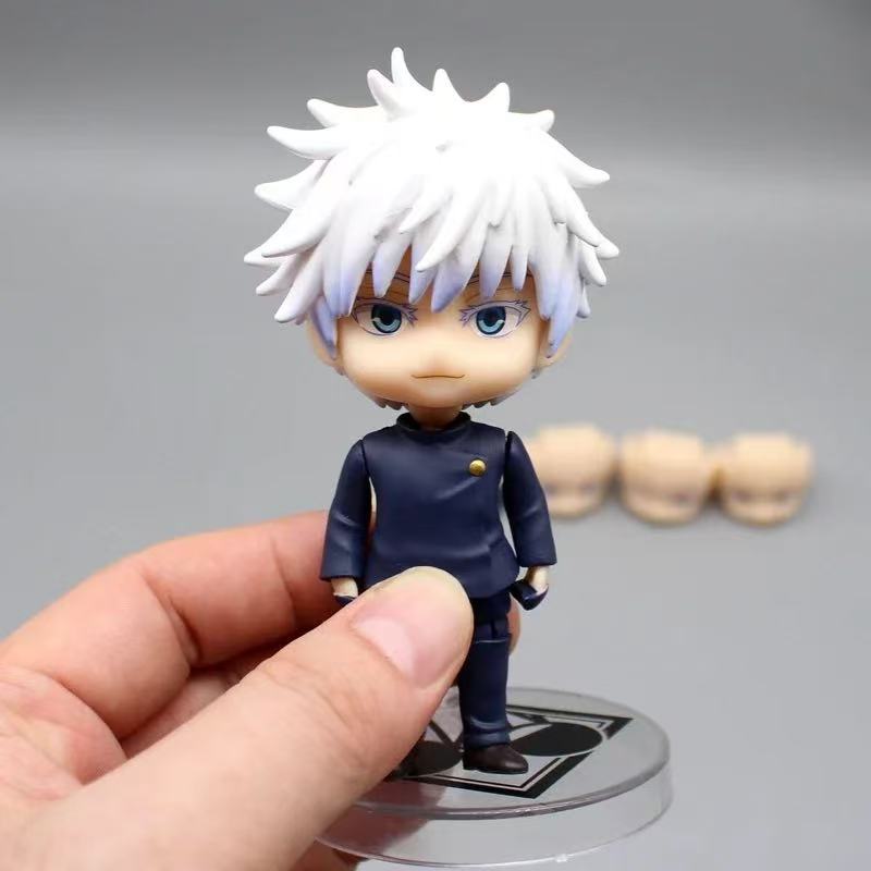 Jujutsu Kaisen Anime Figur #2205 Satoru Gojo Actionfigur Q Version Gojo Modell Spielzeug PVC Sammlerpuppe Geburtstagsgeschenke