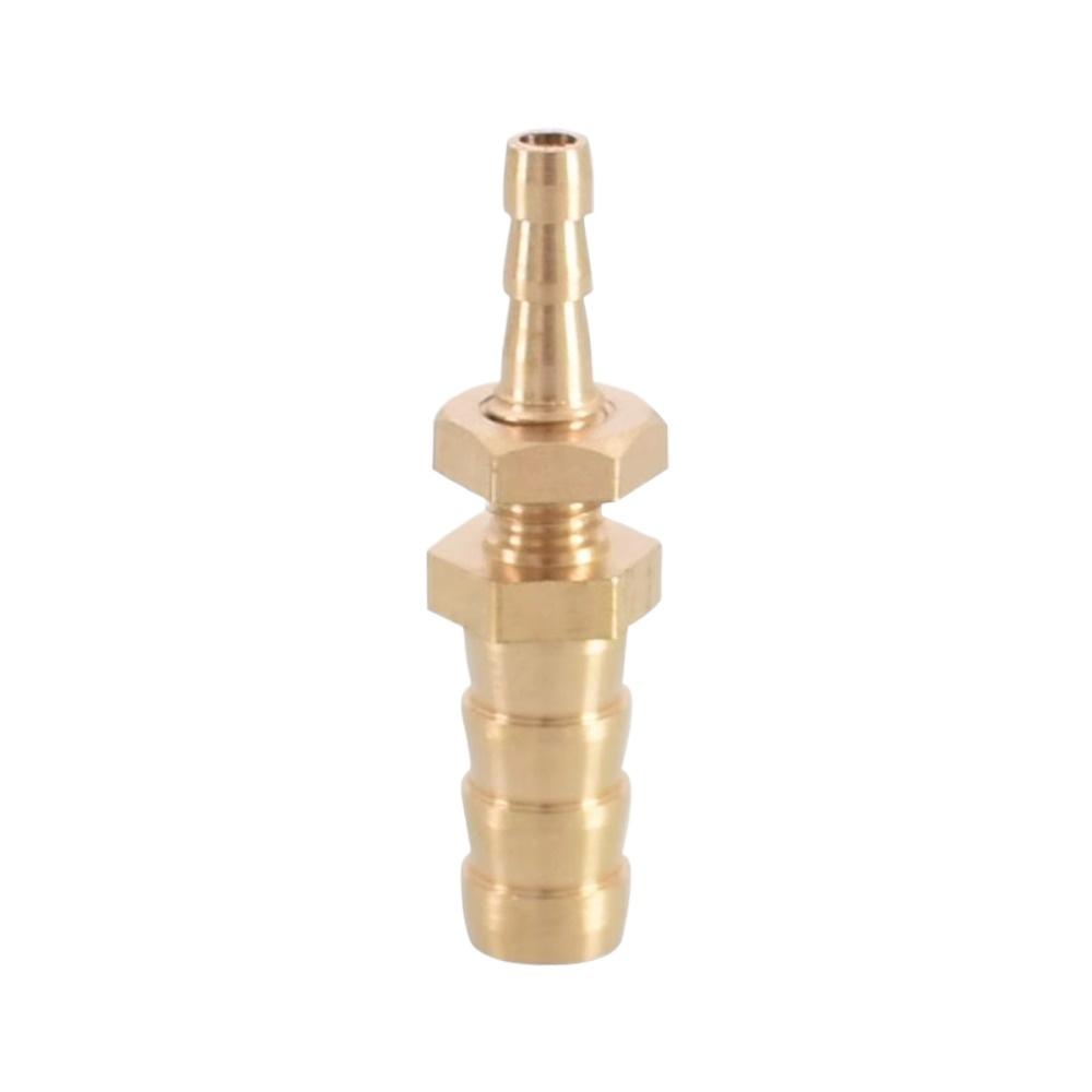 Reducer 3 4 5 6 8 10 Mm Hose Barb Brass Nickel Plated Brass Bulkhead Pipe Fitting Connector