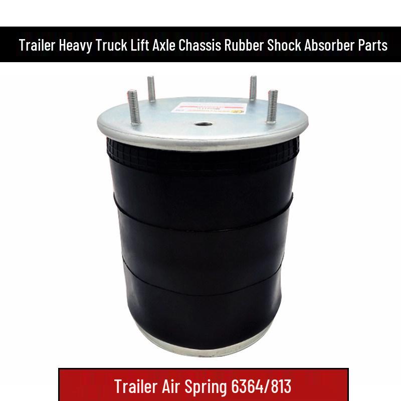 BPW Axle CIMC Trailer Heavy Truck Lift Axle Rubber Air Suspension Shock Absorber