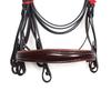 Weymouth Bridle Tan Stone Crystal Brow-Band with Softy Padding for Horse.