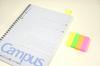 KOKUYO Sticky Tack 25 Fluorescent Notes, Memo, Pads, 4-color Mix, ME-2315