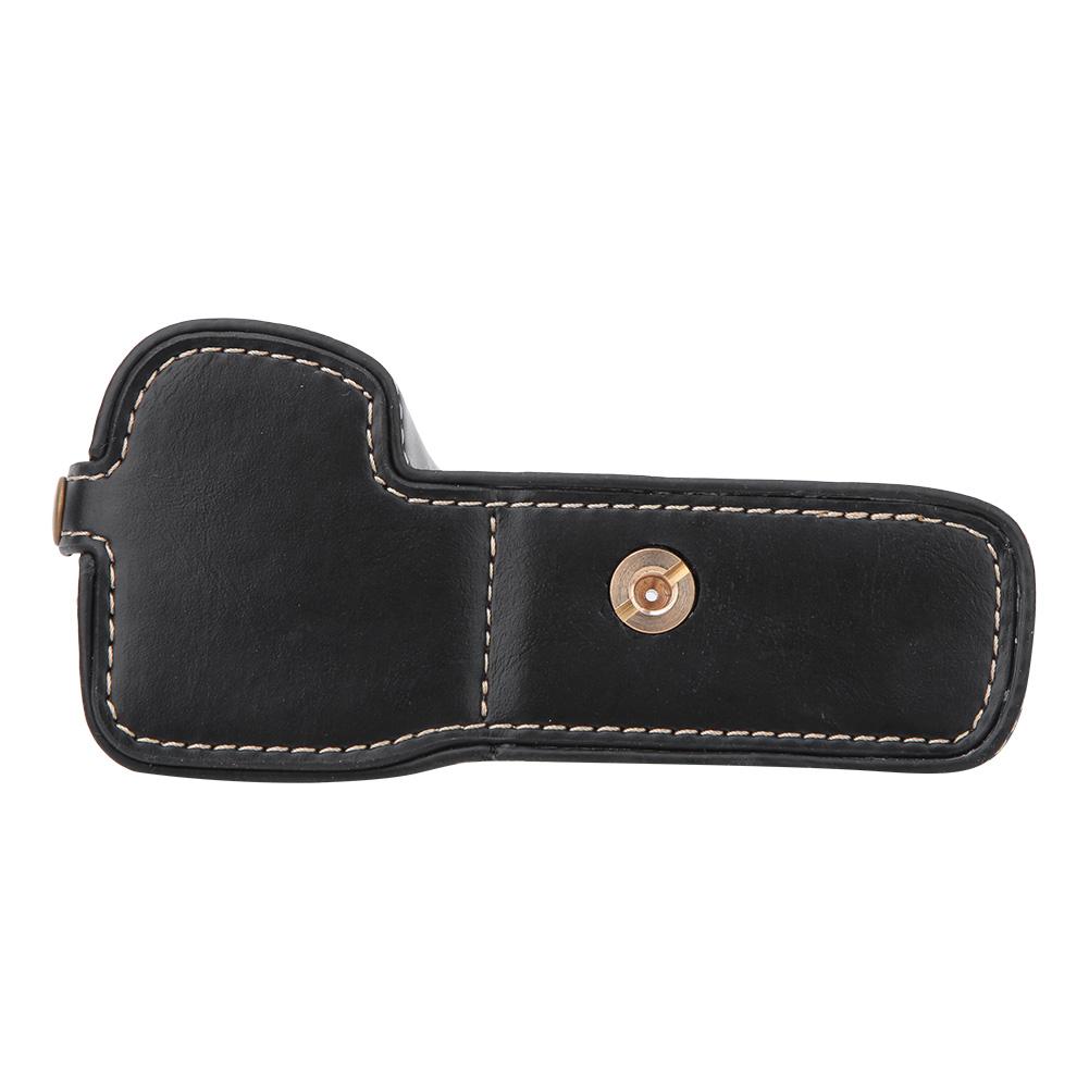 Hochwertige PU-Leder Kamera Halbtasche Griff Tasche Schützende Bodenabdeckung für Sony A9 A7RIIi A7III weniger als br mehr