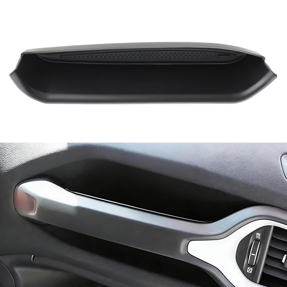 ABS Car Co-pilot Passenger Tray Organizer for Jeep Renegade 2015-2025 LHD Grab Handle Storage Box Pocket Left Hand Drive
