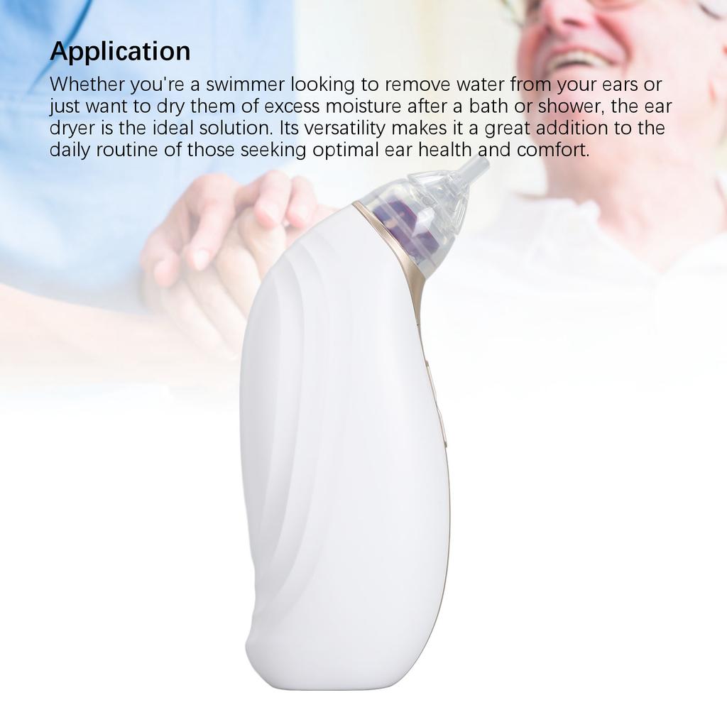 Ear Canal Dryer Rechargeable Ear Water Drying Aid Electronic Ear Water Remover for Swimming Surfing Scuba Diving