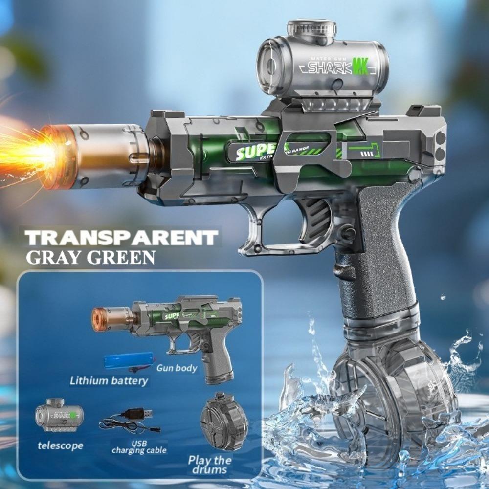 Star Ring Shockwave Water Gun Cool and Dazzling Eye Catching Electric Water Gun Electric Multi S Water Gun