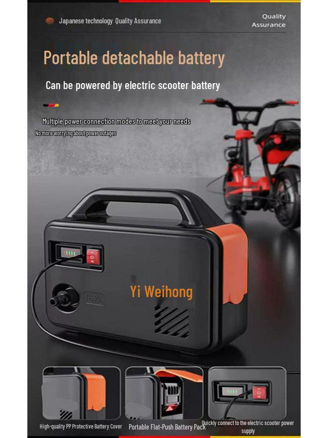 Rechargeable Water Pump for Agricultural and Garden Irrigation Systems