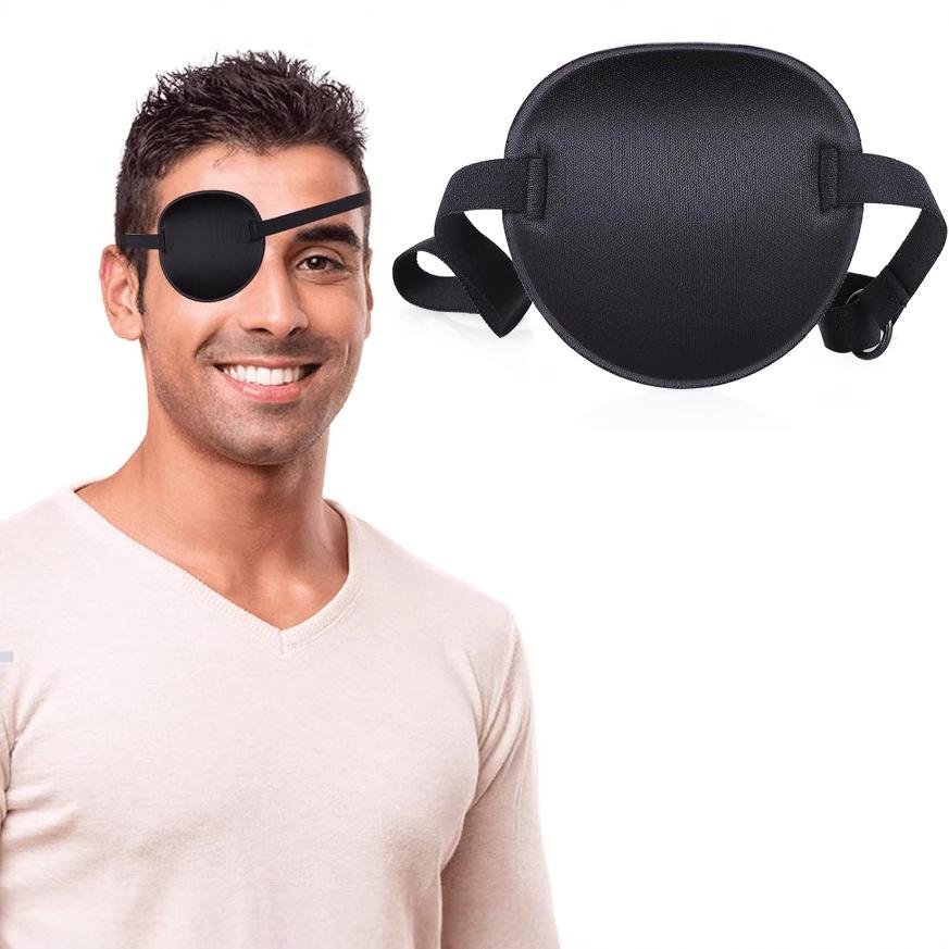 Oční maska Dospělí Děti Jednooký drak Spací oční maska 3D Trojrozměrná Plné krytí Korekce Strabismus Pirátská Stínící oční maska