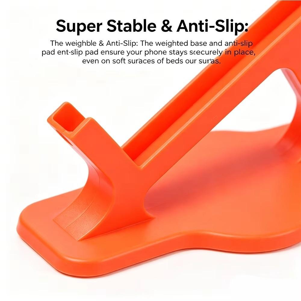 Stable Mobile Phone Holder Curved Non-Slip Side Lying Phone Holder Bedtime Entertainment