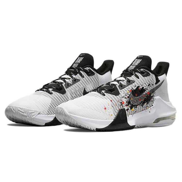 Nike Air Max Impact 3 Slip Resistant Abrasion Resistant Low top Basketball Shoes Men's Black White DC3725-100(Team181-)