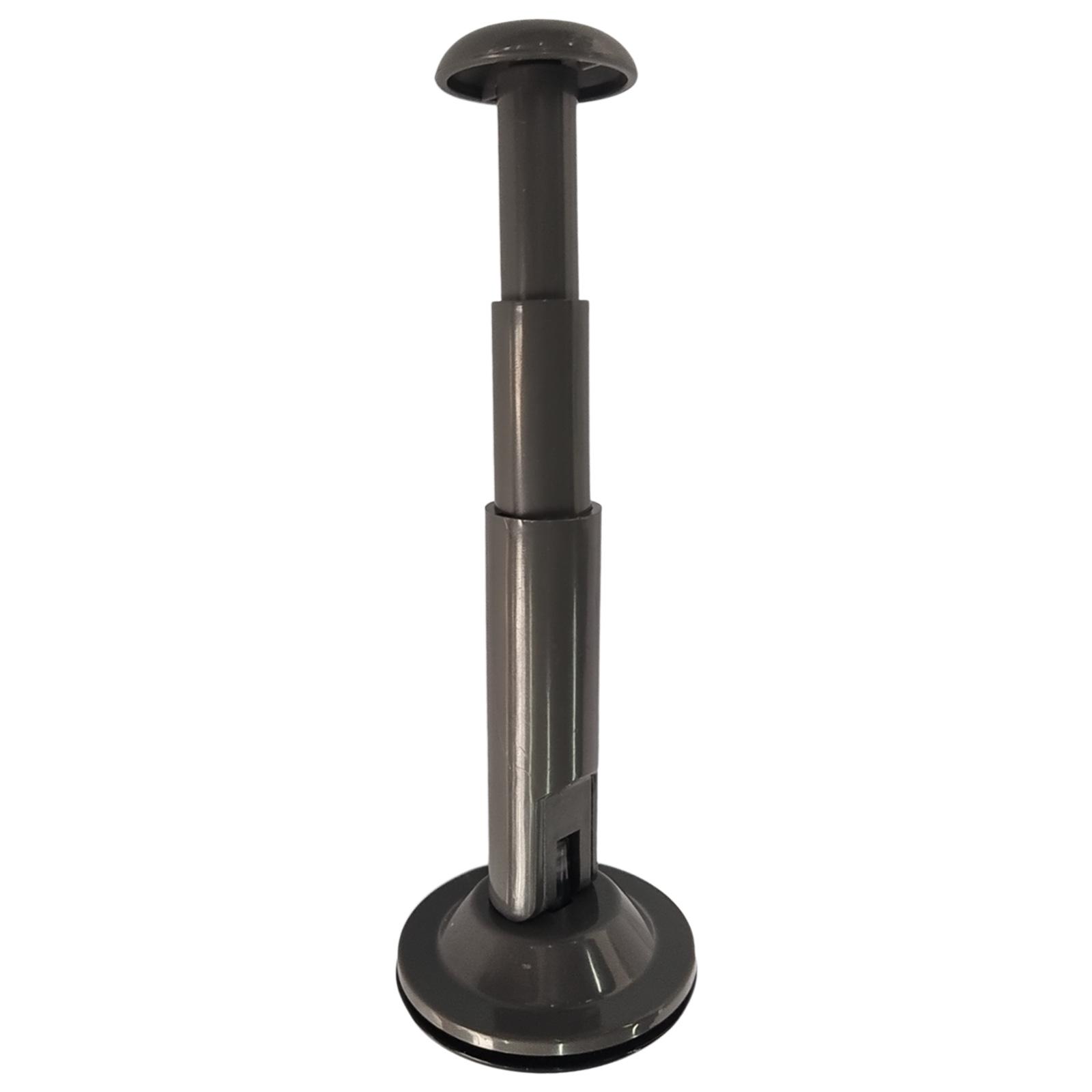 

Портативный держатель для вешалок, штабелируемый, выдвижная стойка для вешалок, простое использование для организации до 60 вешалок в небольших помещениях серый