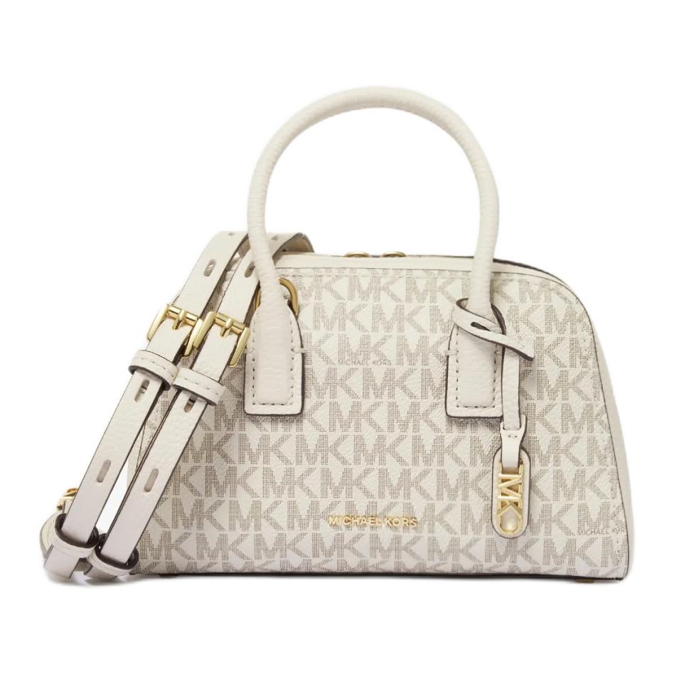 

Michael Kors Ashton Classic Monogram Faux Leather Crossbody Tote Women Bags White 32S5G9QC0V-132 Basic Set (Bag+Dust Bag)