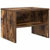 Table de chevet - Maison Exclusive - Chêne fumé - Bois d'ingénierie - 40 x 30 x 30 cm