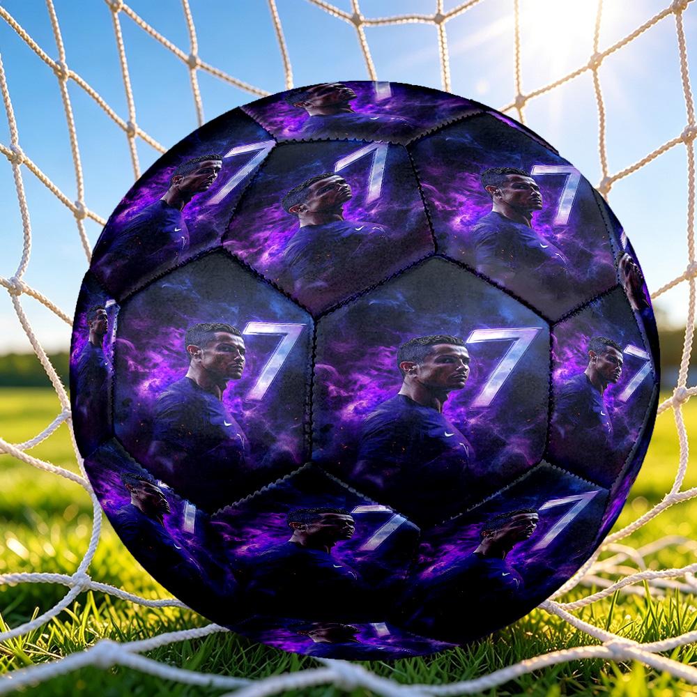 1pc Cr Football Legend Soccer Ball Size 5, Suitable for Practice Matches/tournament Training,Lightweight and Durable. Cl7021