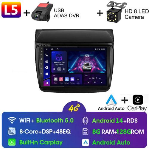 For Mitsubishi Pajero Sport 2 L200 Triton 2008 - 2016 Car Radio 2 Din Android Auto Multimedia Carplay 2din DVD GPS Navigation