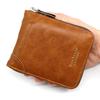 Retro Leather Men's Multifunctional Wallet with Multi-Card Slots and Coin Pocket