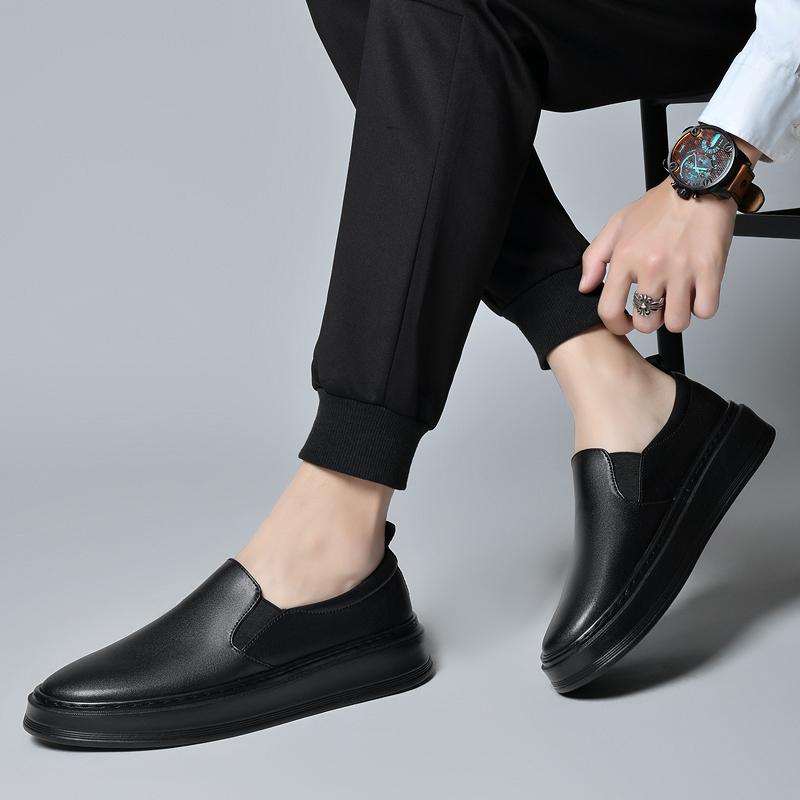Brand Comfort Leather Slip on Loafers Men Formal Dress Shoes Business Office Driving Wedding Party Mocasines Hombre Casual Shoes
