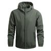Herren Koreanischer Stil Kapuzen-Baseballjacke - Frühling Lässig Einfarbiges Design.