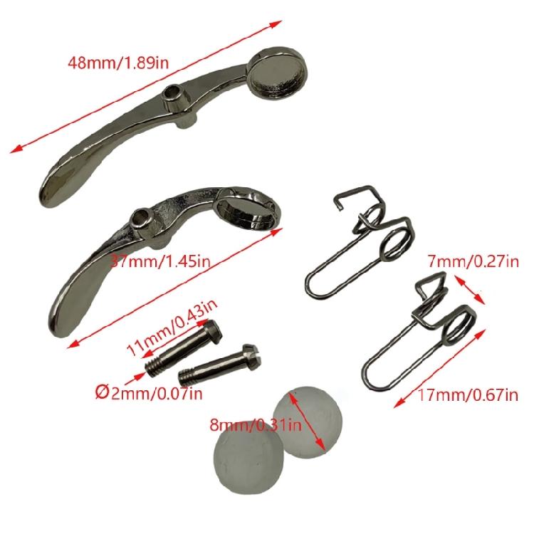 Brass Instrument Maintenance Parts Flow Control Repair Collection for Trumpet Metal Construction Quick Changing System