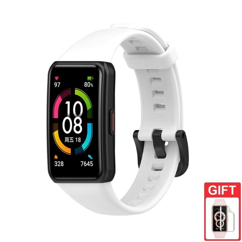 Silikonarmband Ersatzarmband für Huawei Band 6 Armband Ersatzbänder Zubehör für Honor Band 7 6