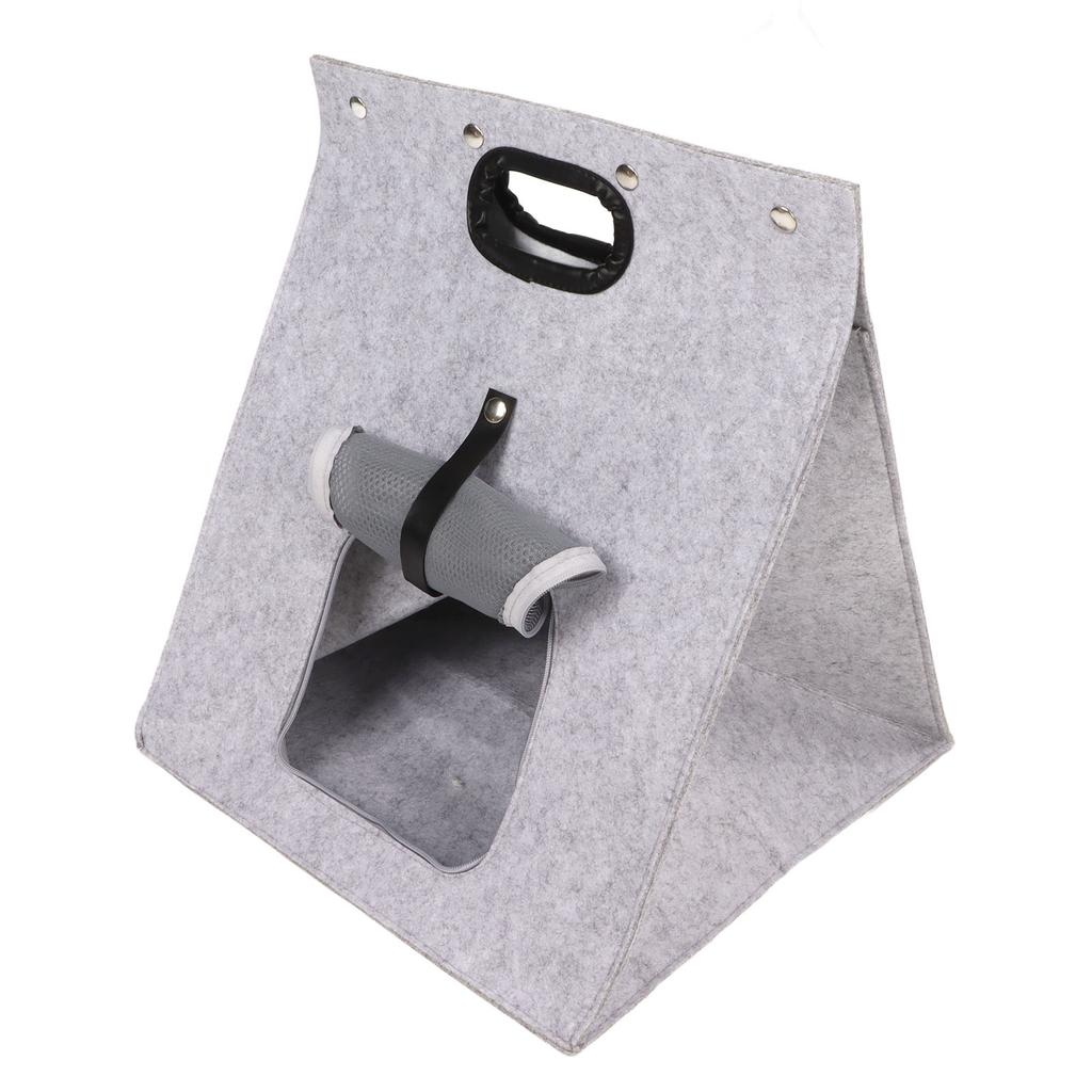 Filz Katzenbeutel Abnehmbar Waschbar Faltbar Atmungsaktiv Tragbar Katzenbeutel Haus für Kleine Katzen Hunde