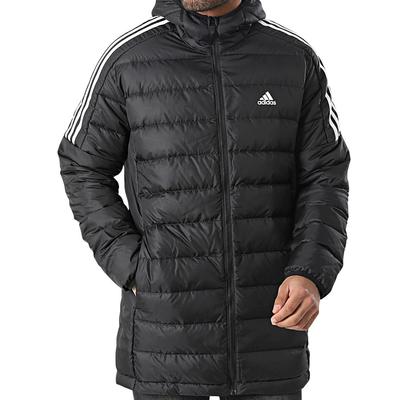 Essentials Péřová parka - Pánská zimní péřová bunda kabát černý GH4604 ORIGINÁL