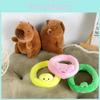 Soft Short Plush Capybara Doll With Swimming Ring For Children Includes Pig And Chick Colors