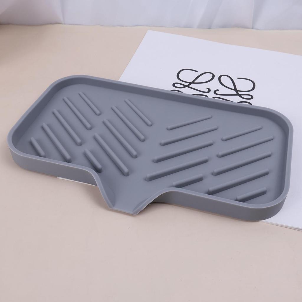 TEMU SHEIN Sink Collection: Non-slip Countertop Draining Mat, Soap Coaster & Faucet Splash Guard