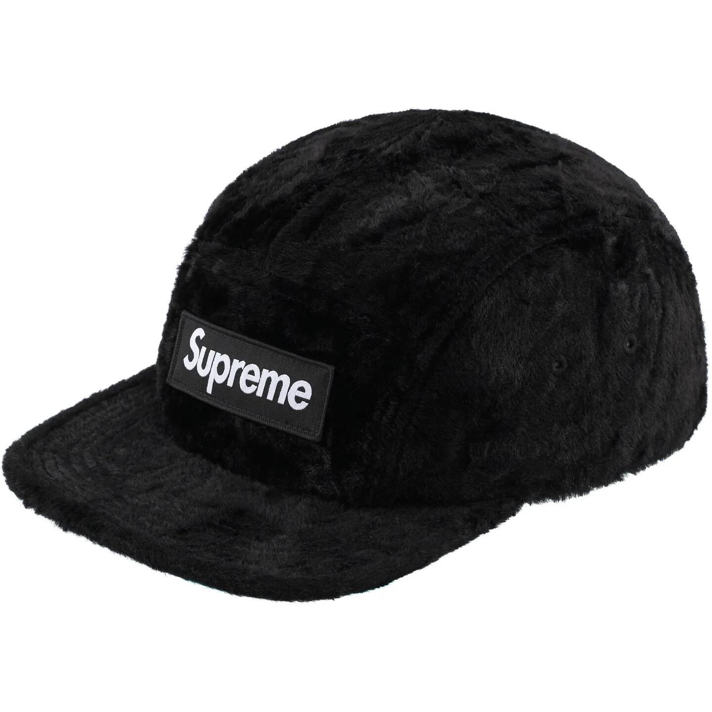 Supreme GOODENOUGH Crushed Rayon Camp Cap Black One-Size