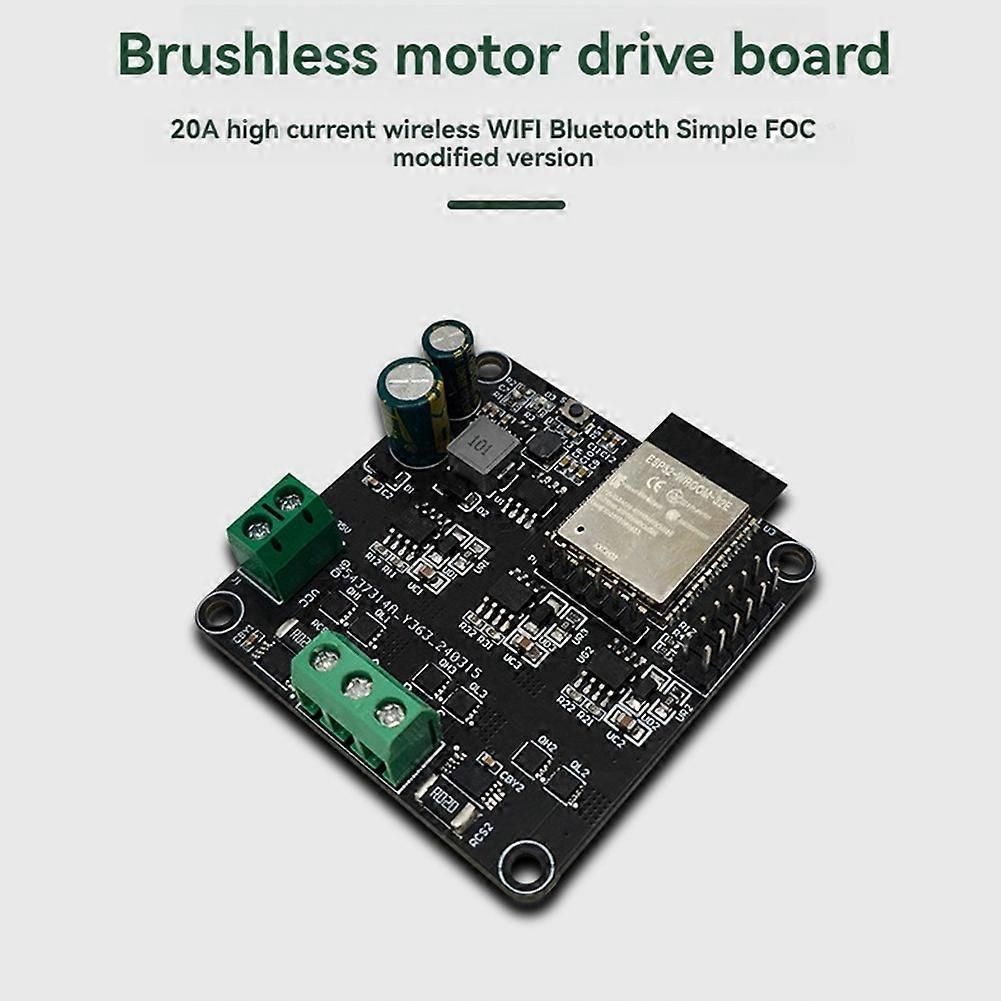 SimpleFOC High-Power ESP32 20A Brushless Motor Driver Board Wireless WIFI Bluetooth Simple FOC Retrofit Module