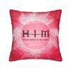 Pillow Case H-Him Ornate Heartagram Soft  Pillow Cover For Sofa Bedroom Home Decor Fashion Pillowcases