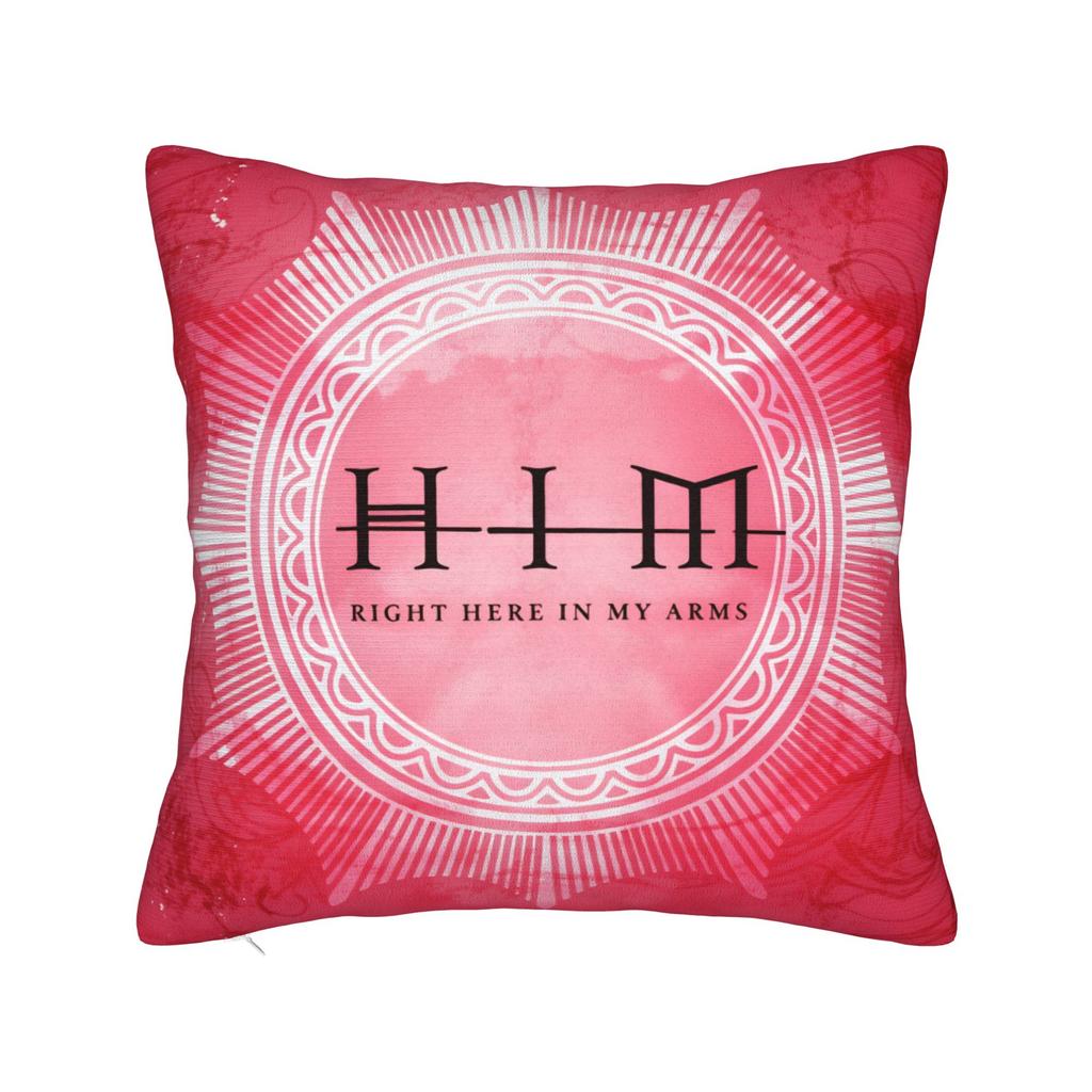 Pillow Case H-Him Ornate Heartagram Soft Pillow Cover For Sofa Bedroom Home Decor Fashion Pillowcases