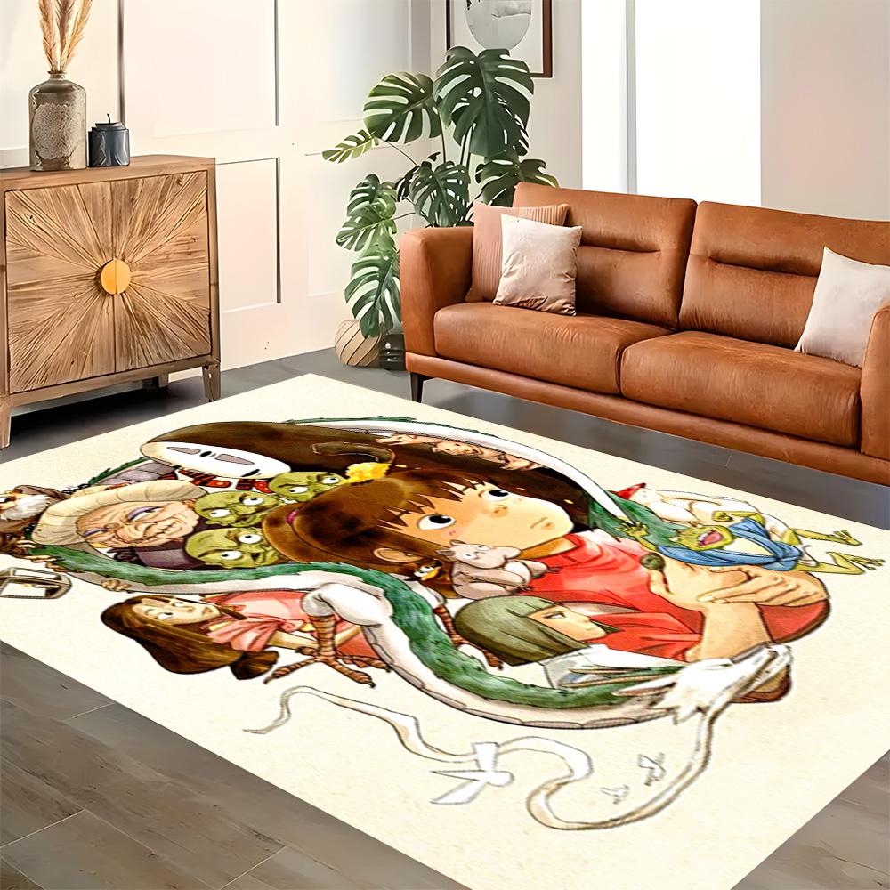 My Neighbor Totoro Fantasy for Living Room Rug, Bedroom, Study Room, Hallway Decoration, Perfect for Home Decoration or Holiday Gifts