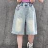 Summer Thin Pants Summer Clothes Jeans Versatile Cropped Pants Girls' Shorts