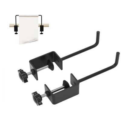 Adjustable Tabletop Dispenser Metal Adjustable Clamp Rack Sturdy Paper Roll Holder  Kitchen