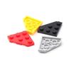 10pcs 2450 Compatible MOC Brick Building Block Set - Plate 3x3 Cut Corner Board DIY Assembly Educational Toy for Kids Gift