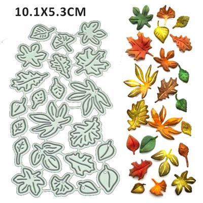 Plantilla de troqueles de corte de Metal de hojas para tarjetas de papel de álbum de recortes en relieve