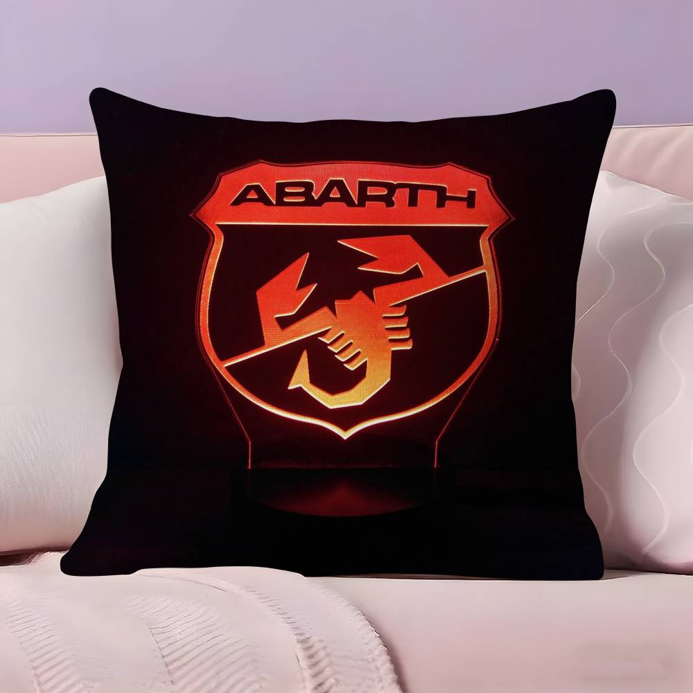 A-Abarth Scorpion Pillow Case Ultra Soft Skin Friendly Fabric Cloud Like Comfort & Concealed Zipper