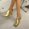 Ladies Shoes on Sale 2025 High Quality Fashion Plus Size Dress Slippers Women New Outdoor Best Seller High Heels Women Sandals