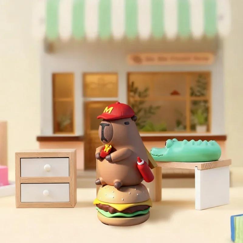 Funny 3D Printed Capybara Magnetic Figures Journey to the West Cartoon Ornament Desk Decor for Home Office Collectible Gifts