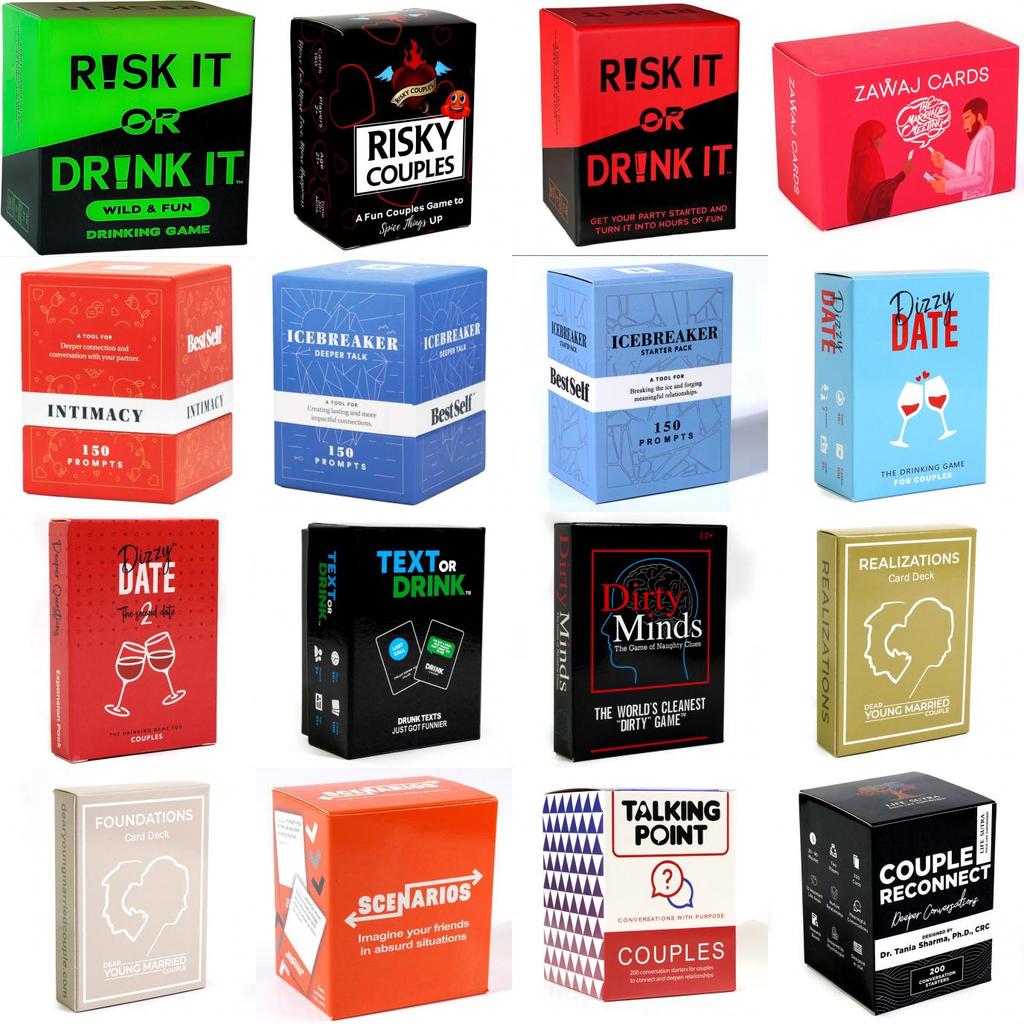 Risk Or Drink It Couples Card Game For Deep Conversation And Relationship Building
