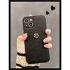Camellia Ins Style for IPhone17 Mobile Phone Case for Apple 15PRO Embossed 16 Simple Solid Color Protective Cover