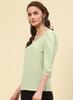 MONTE CARLO Women Regular Fit Green Top