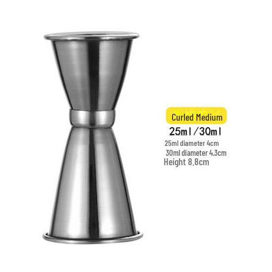 Double-Headed Indian Wine and Cocktail Jigger, 30/60 Oz Measuring Cup
