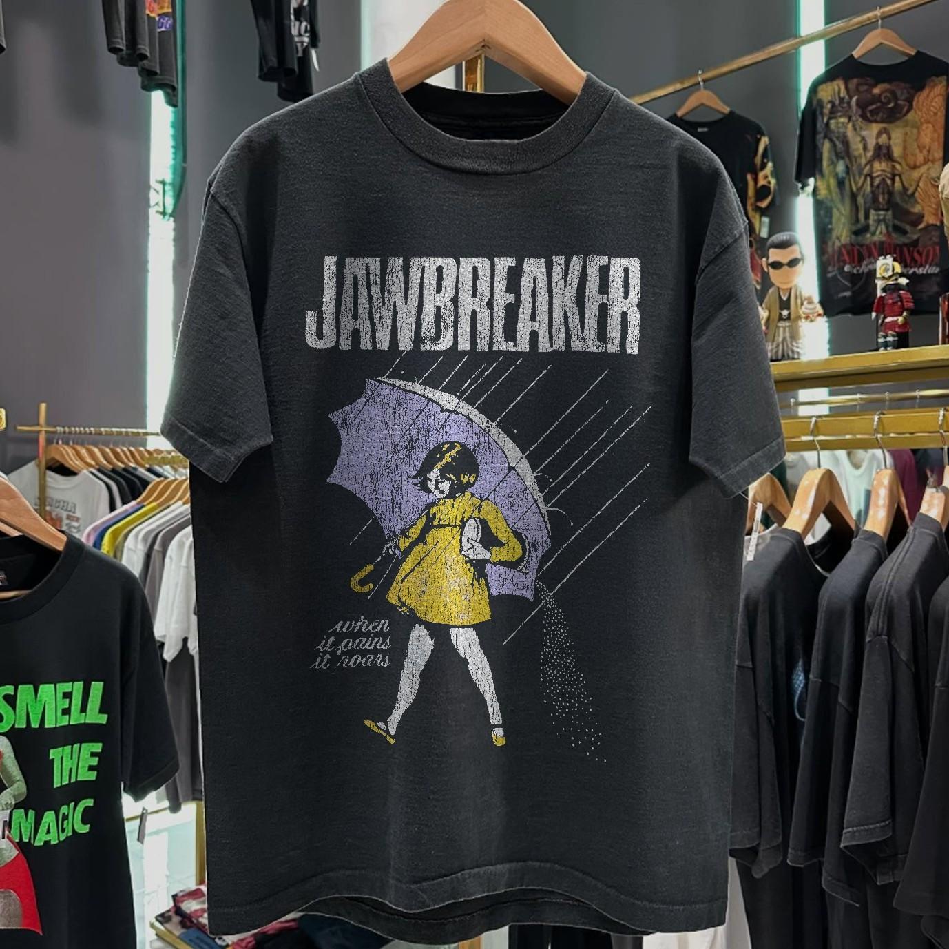 1993 Jawbreaker When It Rains It Roars Promo T-Shirt Black XXL XL