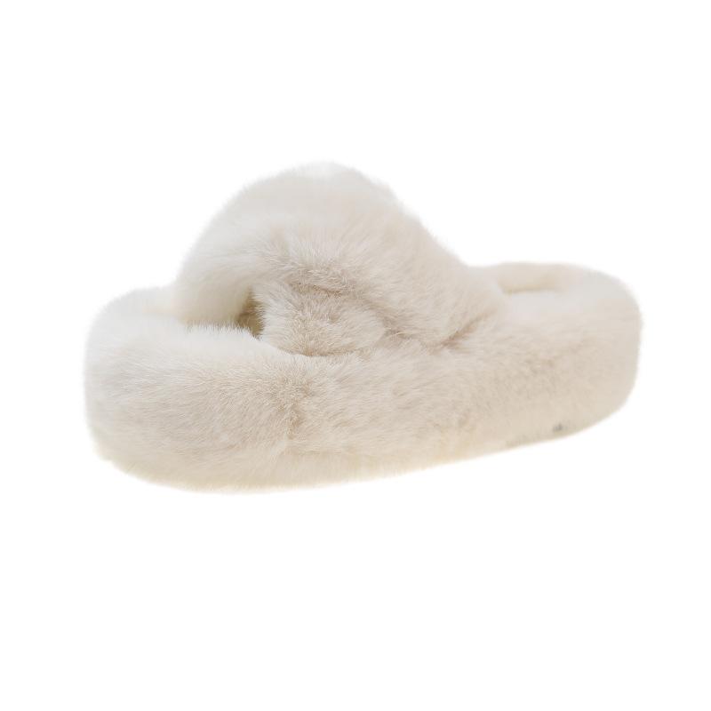 Mao Mao slippers women wear autumn new thick bottom height cm small autumn and winter home cotton slippers