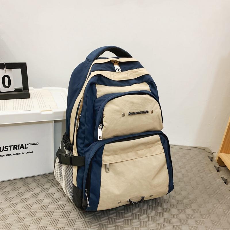 

Новый нейлоновый ретро рюкзак для путешествий и занятий спортом на открытом воздухе, студенческая сумка для компьютера, школьный рюкзак для ученика средней школы