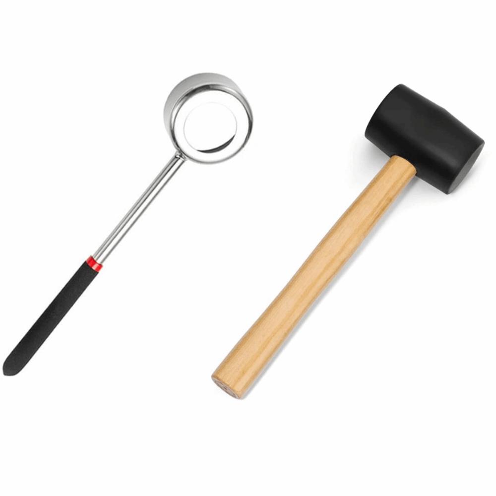 

Набор Прочный Кокосовый Открыватель Многофункциональный Инструмент для Открывания Кокосов Обработка Кокосов Two Piece Set