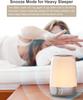 Smart Sunrise Simulation LED Alarm Clock with Colorful Night Light & Timer
