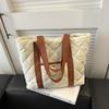 cotton clothes large bag women's rhombus down cotton light tote bag new large-capacity shoulder bag