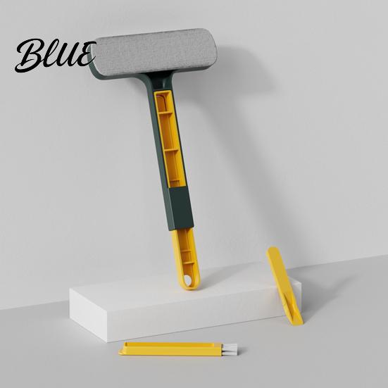Handheld Window Cleaning Brush 2 in 1 Screen with Extendable Handle Tight Corner Removable Lightweight Reusable Cleaner Scrubber